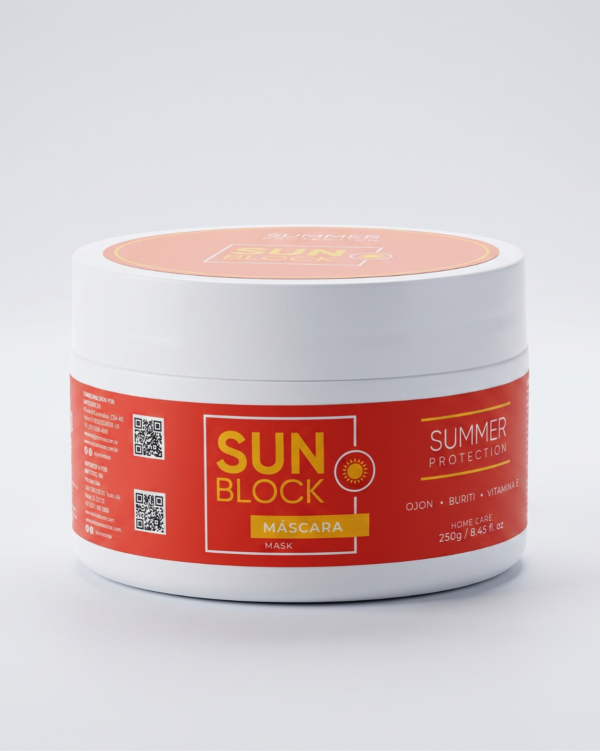 SunBlock Máscara — aplicação